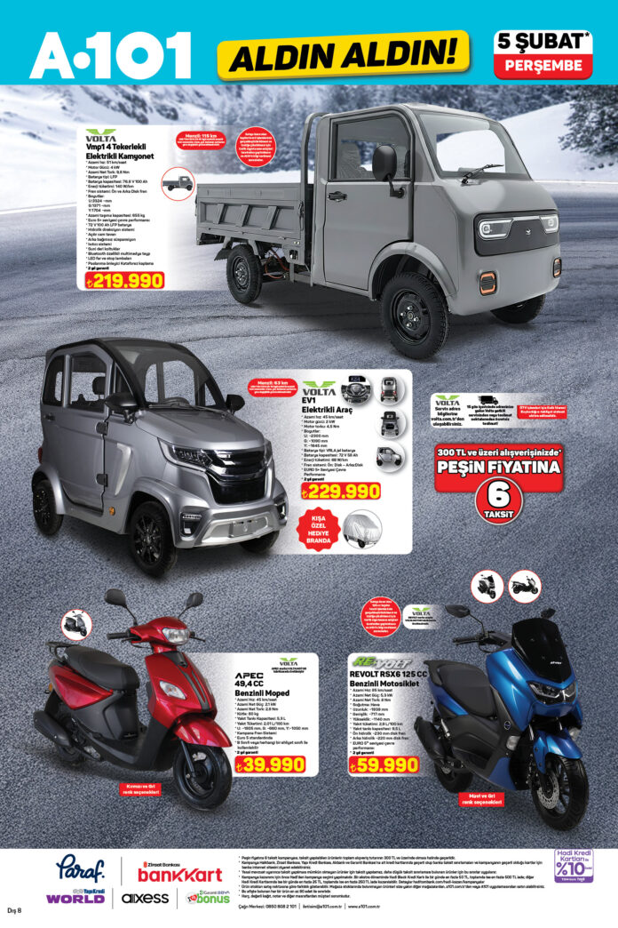 A101 kamyonet satıyor!