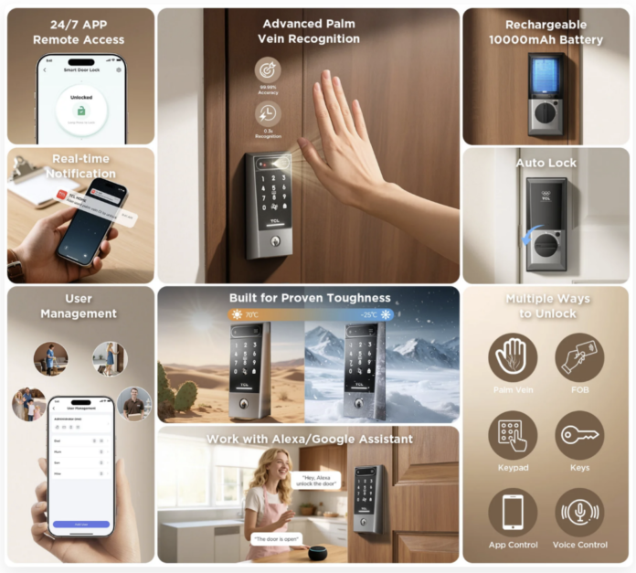 TCL D2 Pro akıllı kilit