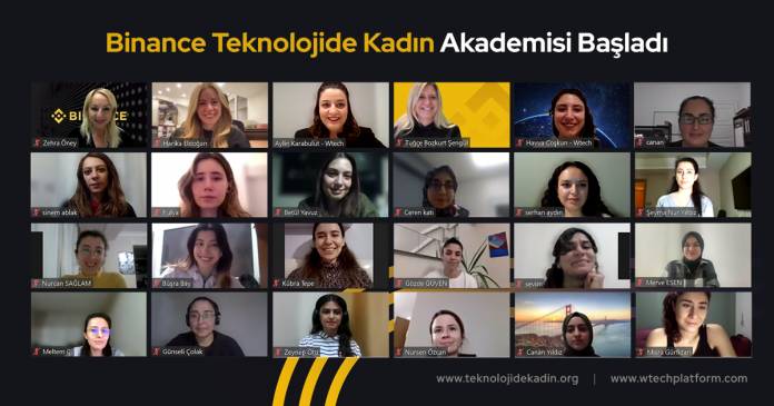 binance teknolojide kadın akademisi eğitimleri başlıyor binance teknolojide kadın akademisi eğitimleri başlıyor