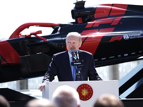 Cumhurbaşkanı Erdoğan, F1 Türkiye konuşması