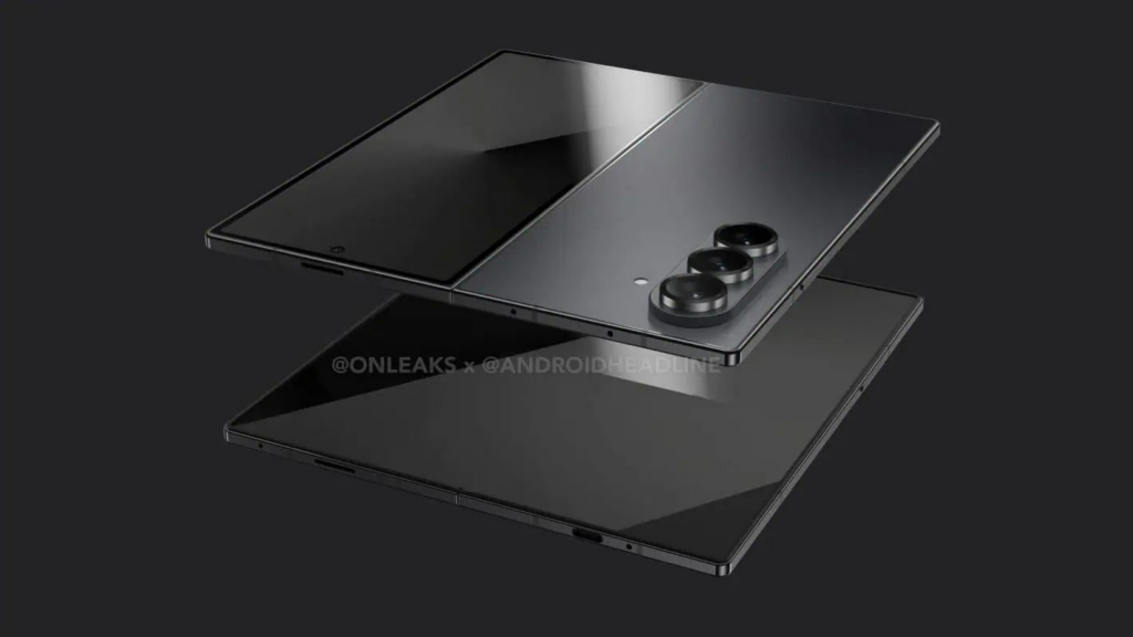 Galaxy ZFold 7 render görsel