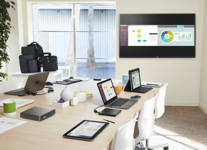 HP Collaboration PC in conference room HP