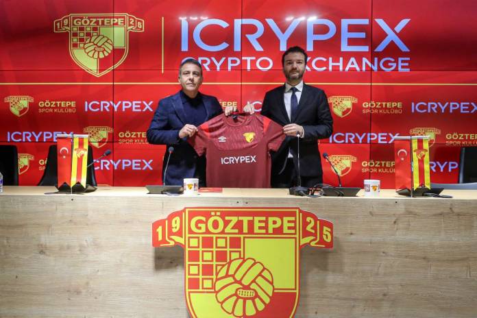 icrypex göztepe ye sponsor oldu Icrypex Göztepe ye sponsor oldu