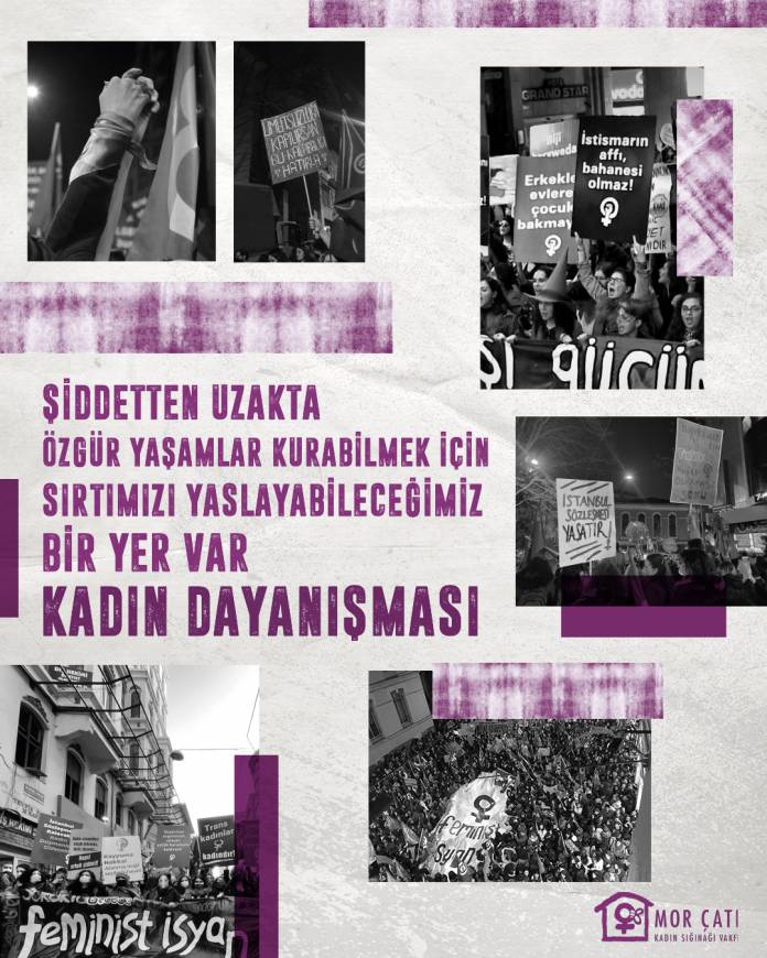 mor çatı 8 mart basın açıklaması