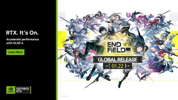 NVIDIA GeForce DLSS 4 destekli Arknights çıkış yapıyor