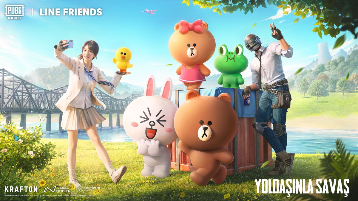 pubg mobile line friends işbirliği Pubg Mobile