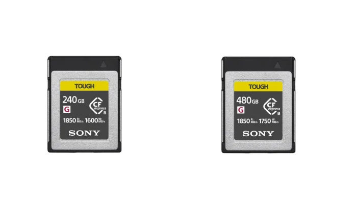 sony cfexpress tip b kartlarını duyurdu sony cfexpress tip b kartlarını duyurdu
