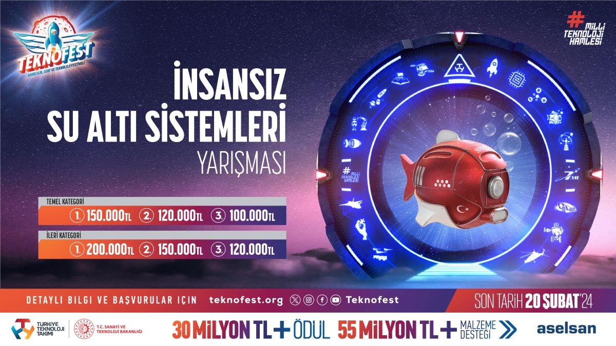 teknofest su altı sistemleri yarışması Teknofest Su Altı Sistemleri Yarışması