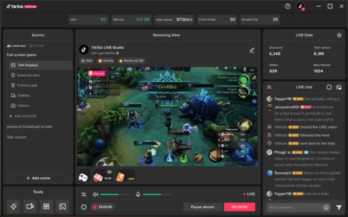 tiktok live studio tiktok live studio