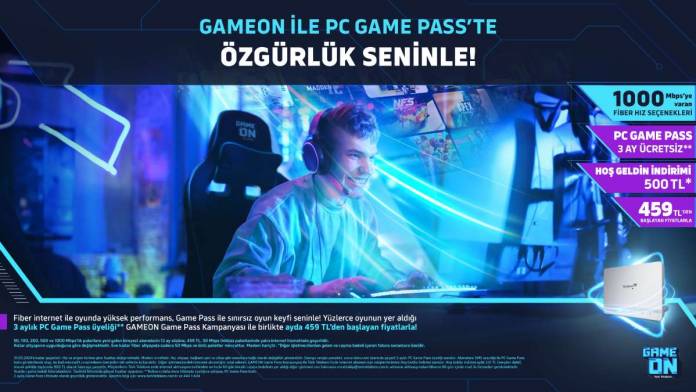 türk telekom gameon ile game pass