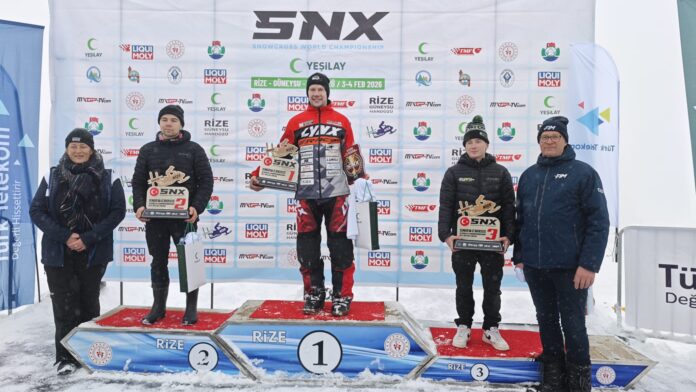 Yeşilay Kar Motosikleti Şampiyonası GÖRÜNTÜLÜ HABER